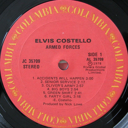 Elvis Costello & The Attractions : Armed Forces (LP, Album)