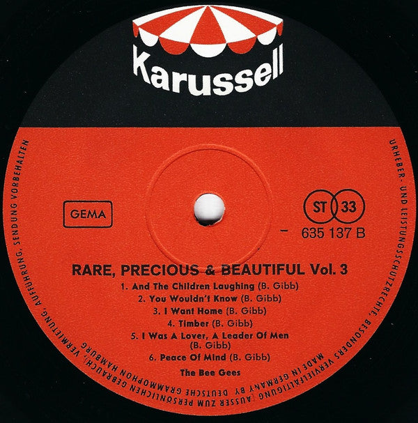 Bee Gees : Rare, Precious & Beautiful Vol. 3 (LP, Comp)