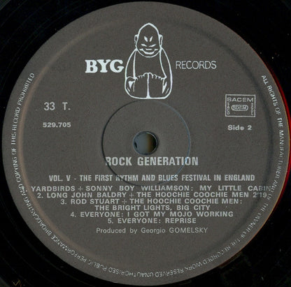 Various : Rock Generation Vol. 5 - The First Rhythm & Blues Festival In England (LP)