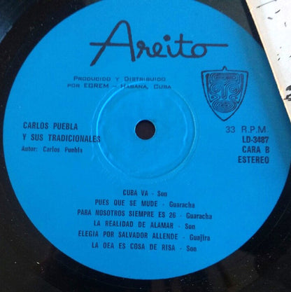 Carlos Puebla Y Los Tradicionales : Carlos Puebla Y Sus Tradicionales (LP, Album, Blu)