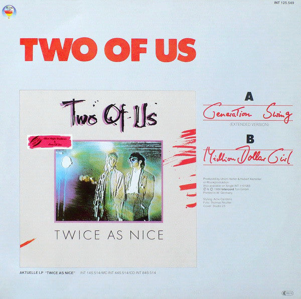 Two Of Us : Generation Swing (12", Maxi)