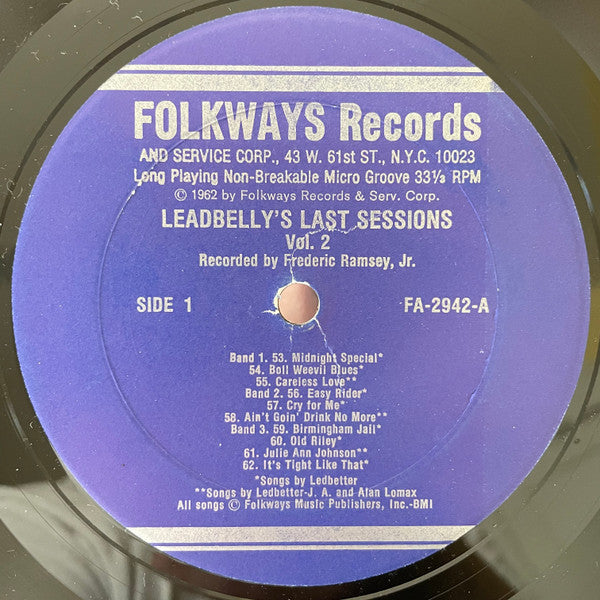 Leadbelly : Leadbelly's Last Sessions Volume Two (Box, Album + 2xLP)