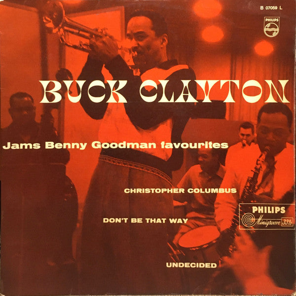 Buck Clayton With His All-Stars : Jams Benny Goodman Favourites (LP)