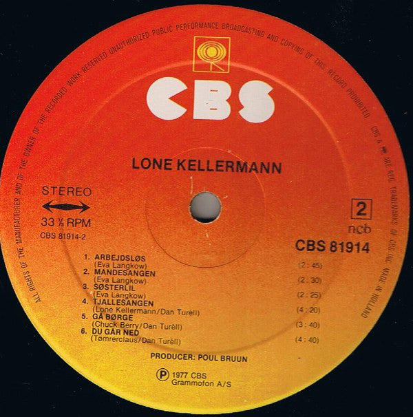 Lone Kellermann : Lone Kellermann (LP, Album)