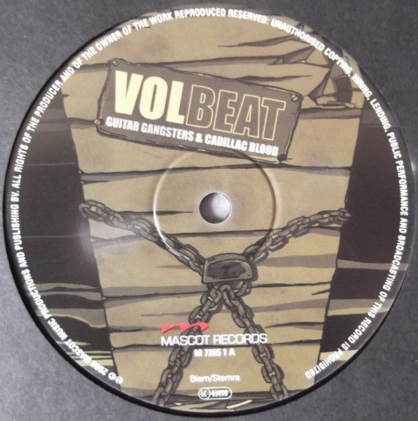 Volbeat : Guitar Gangsters & Cadillac Blood (LP, Album)