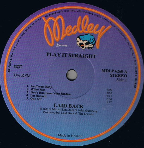 Laid Back : Play It Straight (LP, Album)