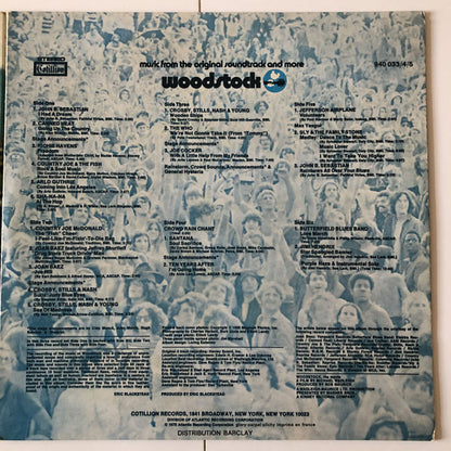 Various : Woodstock - Music From The Original Soundtrack And More (3xLP, Album, Aut)