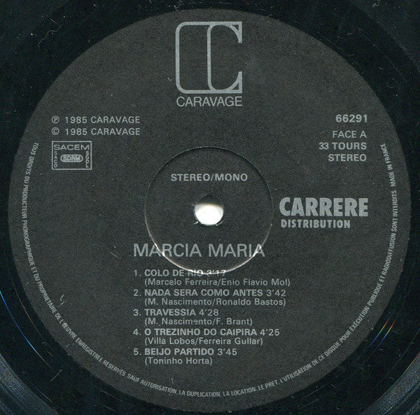 Marcia Maria : Colo De Rio (LP, Album)