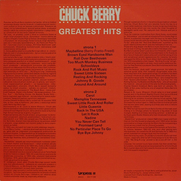 Chuck Berry : Greatest Hits (LP, Comp)