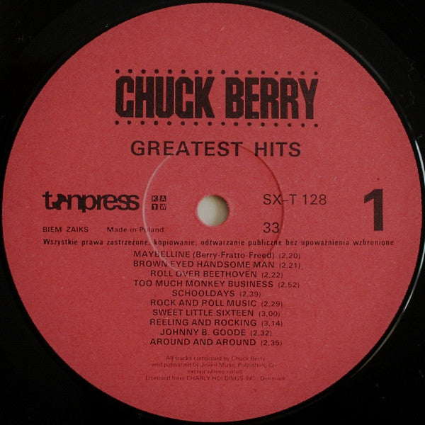 Chuck Berry : Greatest Hits (LP, Comp)