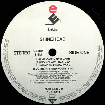 Shinehead : Jamaican In New York (12", Single)