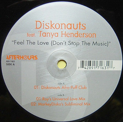 Diskonauts Feat. Henderson : Feel The Love (Don't Stop The Music) (12")