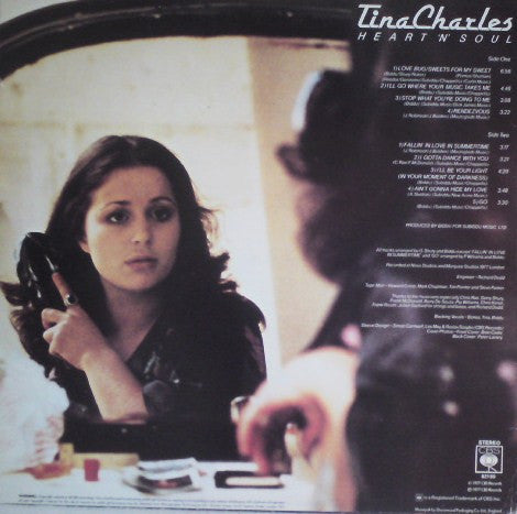 Tina Charles : Heart 'N' Soul (LP, Album)