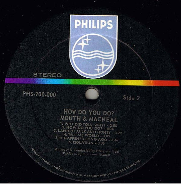 Mouth & MacNeal : How Do You Do? (LP, Album, Phi)