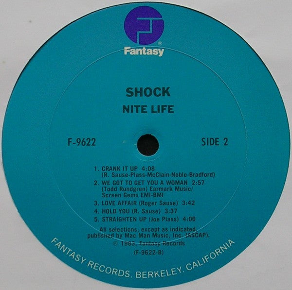 Shock (3) : Nite Life (LP, Album)