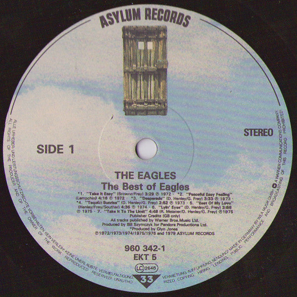 Eagles : The Best Of Eagles (LP, Comp)