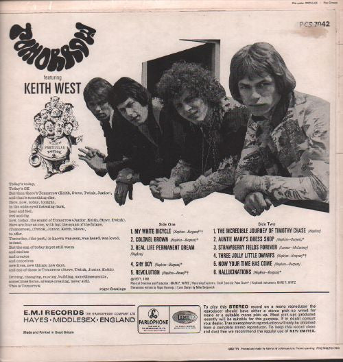 Tomorrow (2) Featuring Keith West : Tomorrow (LP, Album)