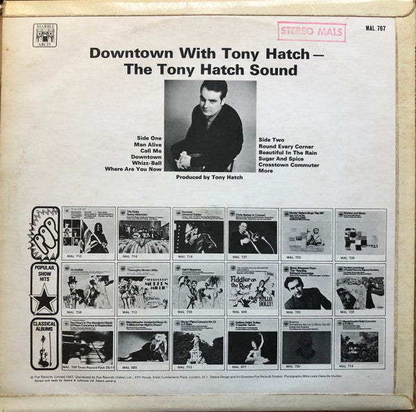 The Tony Hatch Sound : Downtown With Tony Hatch (LP, RE, Fli)