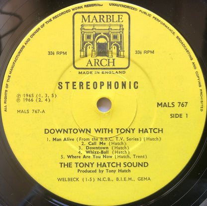 The Tony Hatch Sound : Downtown With Tony Hatch (LP, RE, Fli)