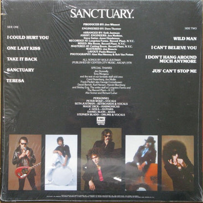 The J. Geils Band : Sanctuary. (LP, Album, Win)