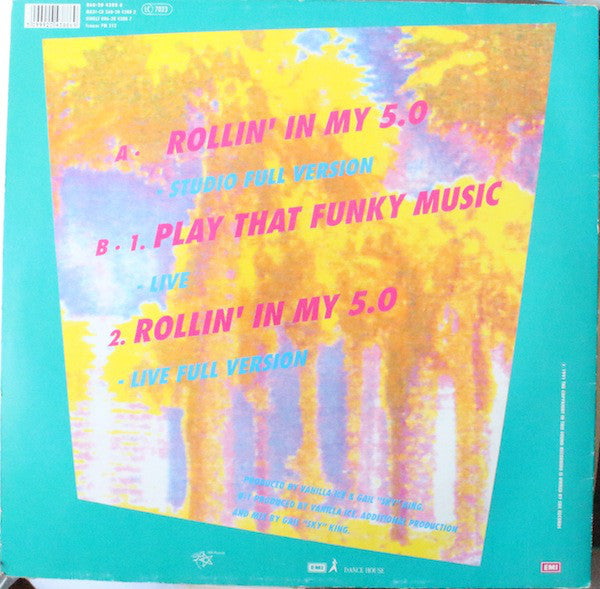 Vanilla Ice : Rollin' In My 5.0 (12")