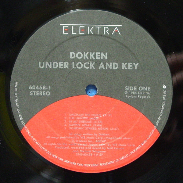 Dokken : Under Lock And Key (LP, Album, SP )