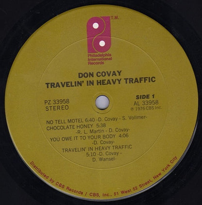 Don Covay : Travelin' In Heavy Traffic (LP, Album, Gat)