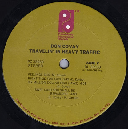 Don Covay : Travelin' In Heavy Traffic (LP, Album, Gat)