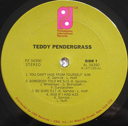 Teddy Pendergrass : Teddy Pendergrass (LP, Album, San)