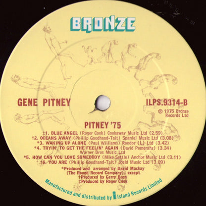 Gene Pitney : Pitney '75 (LP, Album)