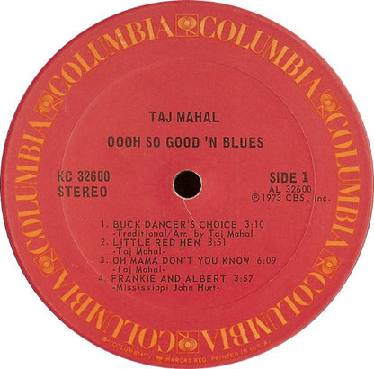 Taj Mahal : Oooh So Good 'N Blues (LP, Album, Pit)