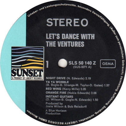 The Ventures : Let's Dance With The Ventures (LP, Comp)