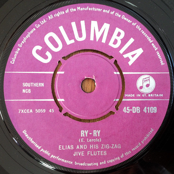 Elias And His Zig-Zag Jive Flutes : Tom Hark  (7", Single)