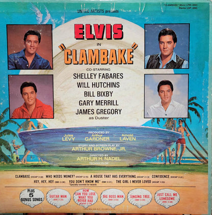 Elvis Presley : Clambake (Original Soundtrack Album) (LP, Album)