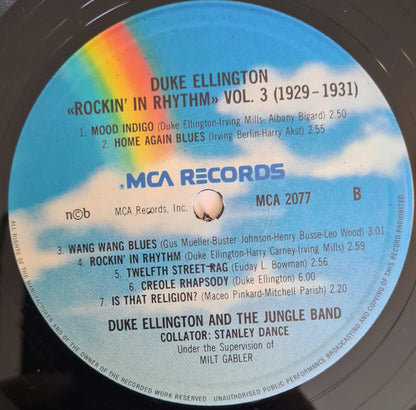 Duke Ellington & The Jungle Band (2) : Duke Ellington "Rockin' In Rhythm" Vol. 3 (1929-1931) (LP, Comp, RE)