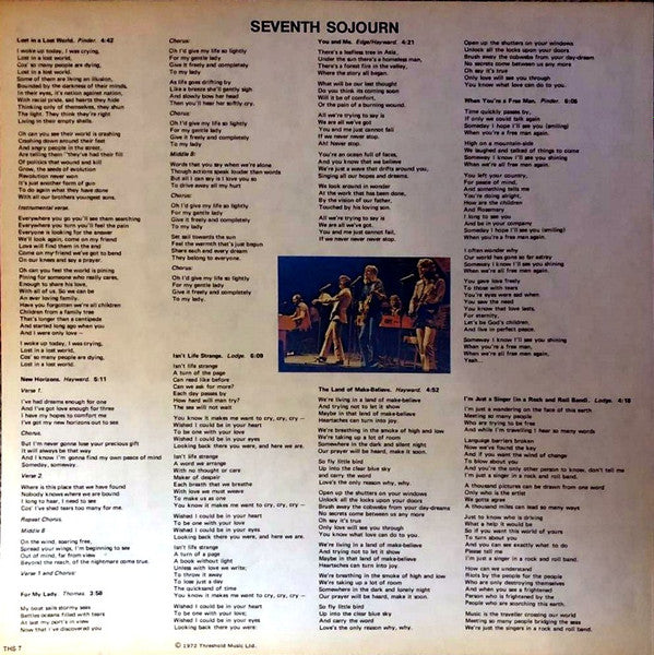 The Moody Blues : Seventh Sojourn (LP, Album, RE, Gat)