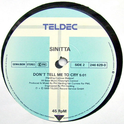 Sinitta : Love On A Mountain Top (An Everlasting Knight Mix) (12")