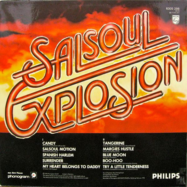 Kai Warner's Salsoul Sensation : Salsoul Explosion (LP, Album)