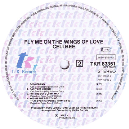 Celi Bee : Fly Me On The Wings Of Love (LP, Album)