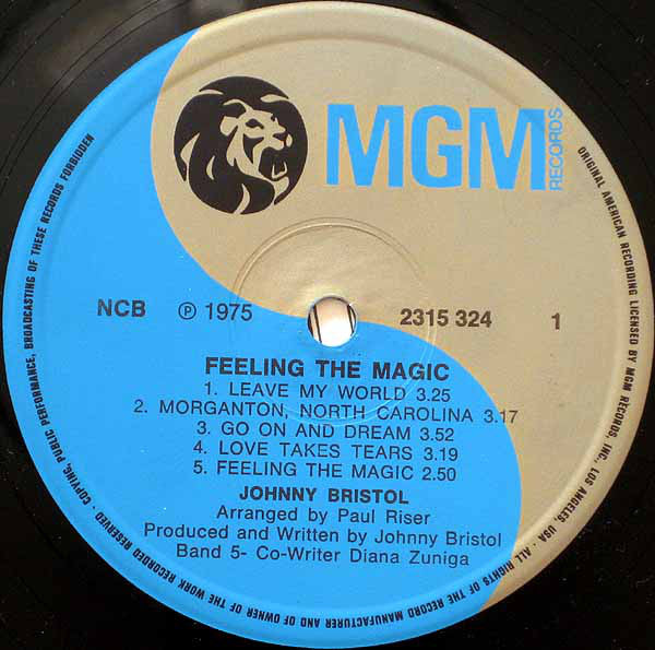 Johnny Bristol : Feeling The Magic (LP, Album)