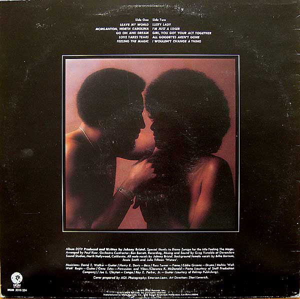 Johnny Bristol : Feeling The Magic (LP, Album)