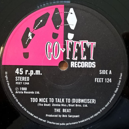The Beat (2) : Too Nice To Talk To (Dubweiser) (12")