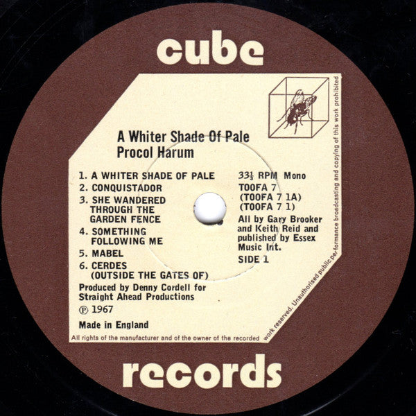 Procol Harum : A Whiter Shade Of Pale / A Salty Dog (LP, Album, Mono + LP, Album + Comp, RE)