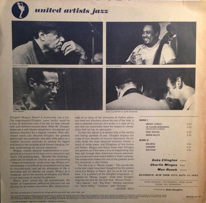 Duke Ellington • Charles Mingus • Max Roach : Money Jungle (LP, Album, Mono, RE)