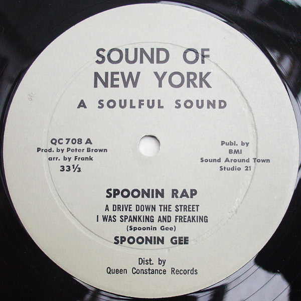Spoonie Gee : Spoonin Rap (12", Gra)