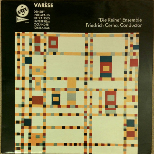 Edgard Varèse, Friedrich Cerha, Ensemble "die reihe", Wien : Density / Intégrales / Offrandes / Hyperprism / Octandre / Ionisation (LP, Album)
