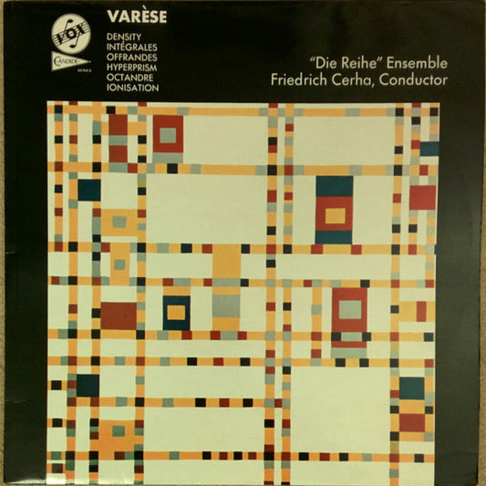 Edgard Varèse, Friedrich Cerha, Ensemble "die reihe", Wien : Density / Intégrales / Offrandes / Hyperprism / Octandre / Ionisation (LP, Album)