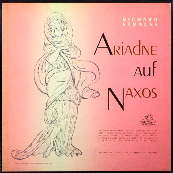 Richard Strauss, Philharmonia Orchestra, Herbert von Karajan, Various : Ariadne Auf Naxos (3xLP, Mono)