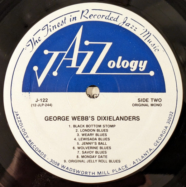 George Webb's Dixielanders : Dixielanders (LP, Mono)