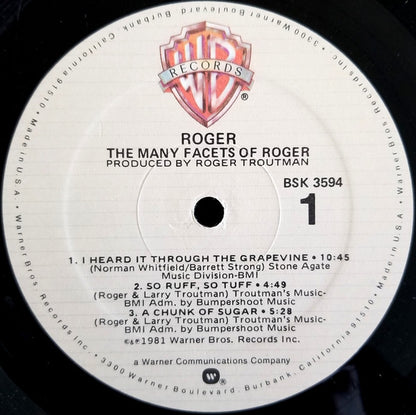 Roger Troutman : The Many Facets Of Roger (LP, Album, All)